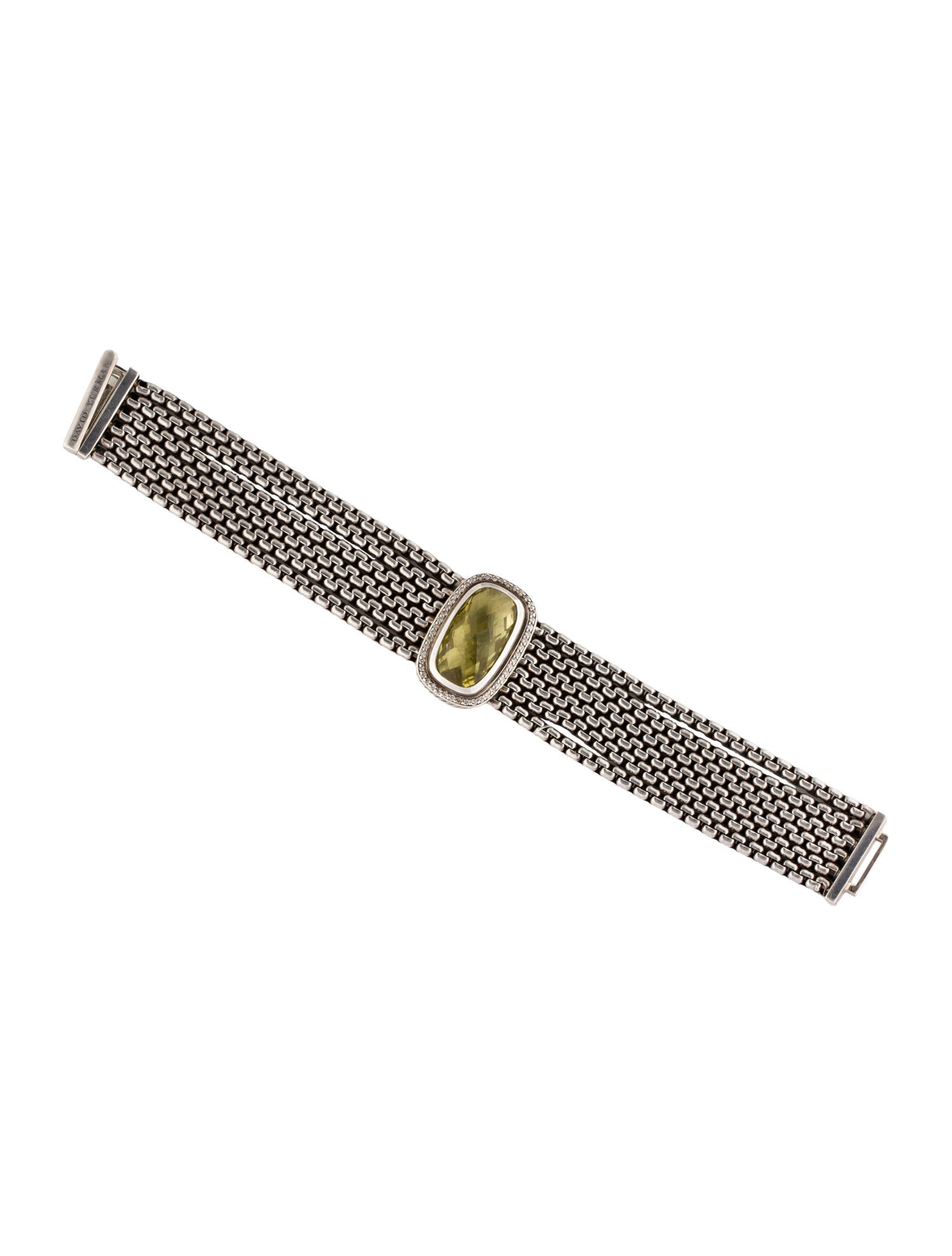 David Yurman Quartz & Diamond Multi-Strand Bracelet
