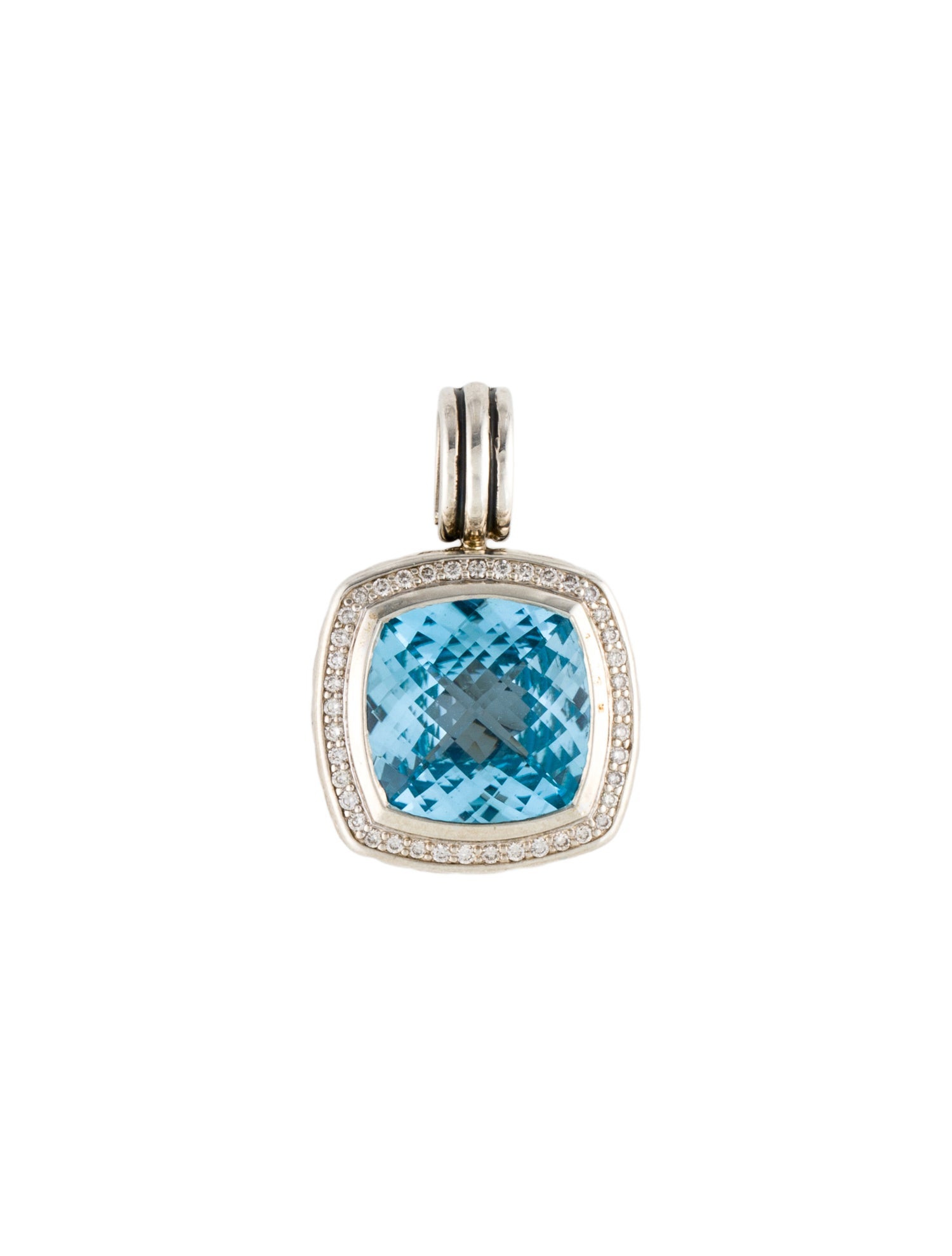 David Yurman Topaz & Diamond Albion Pendant