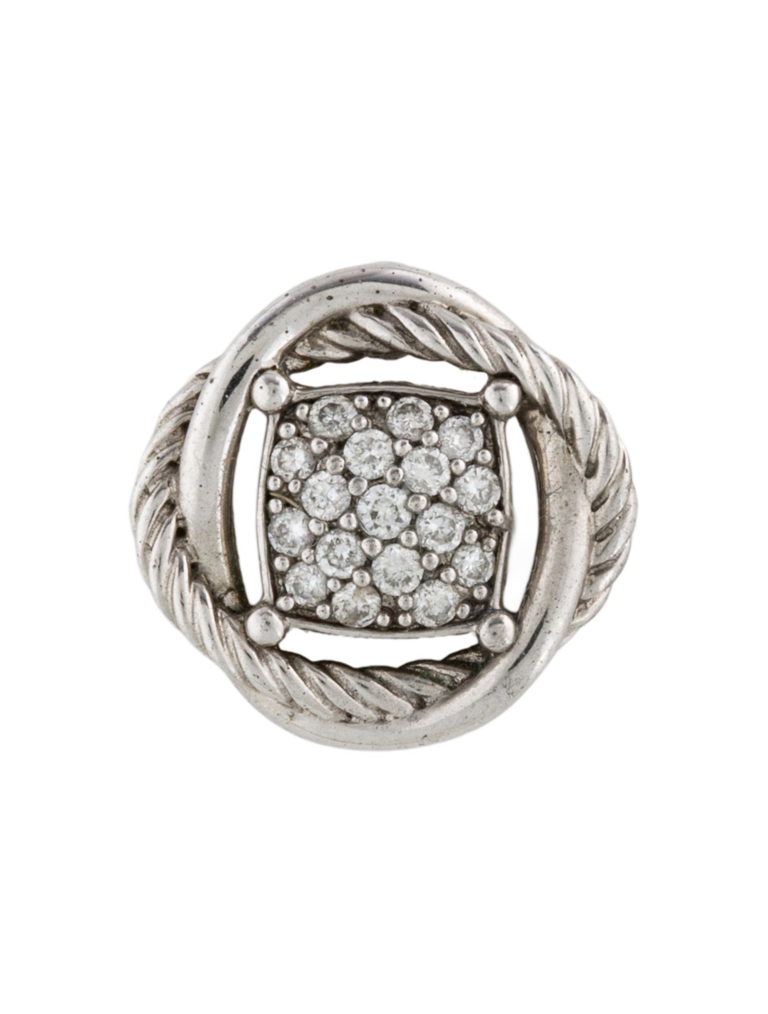 David Yurman Diamond Infinity Pendant