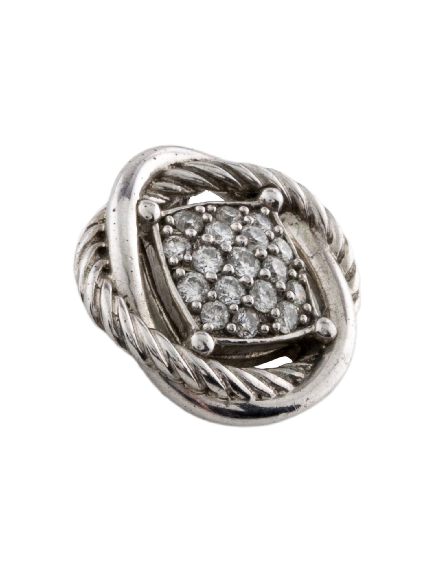 David Yurman Diamond Infinity Pendant