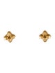 David Yurman 18K Diamond Venetian Quatrefoil Stud Earrings