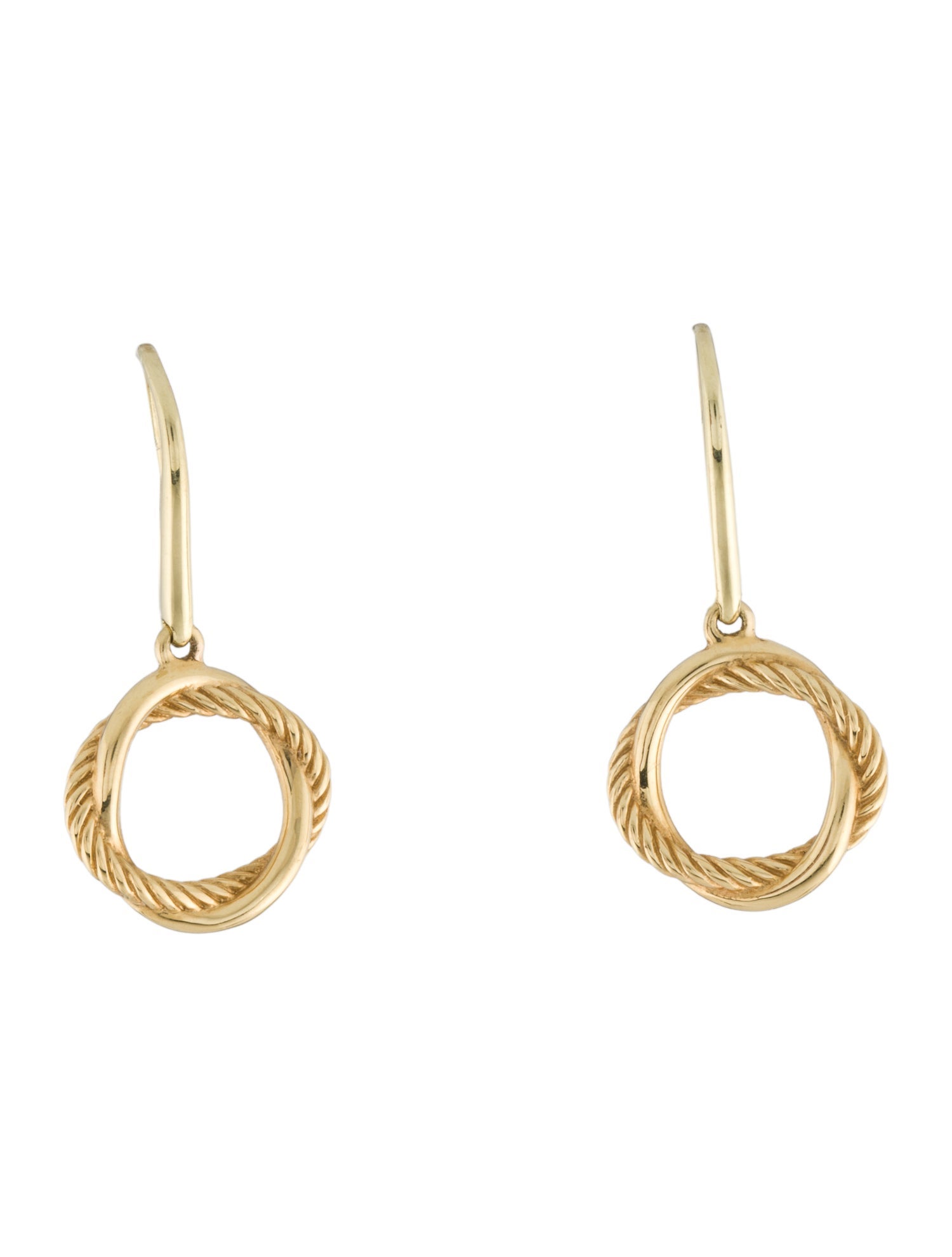 David Yurman 18K Small Infinity Earrings