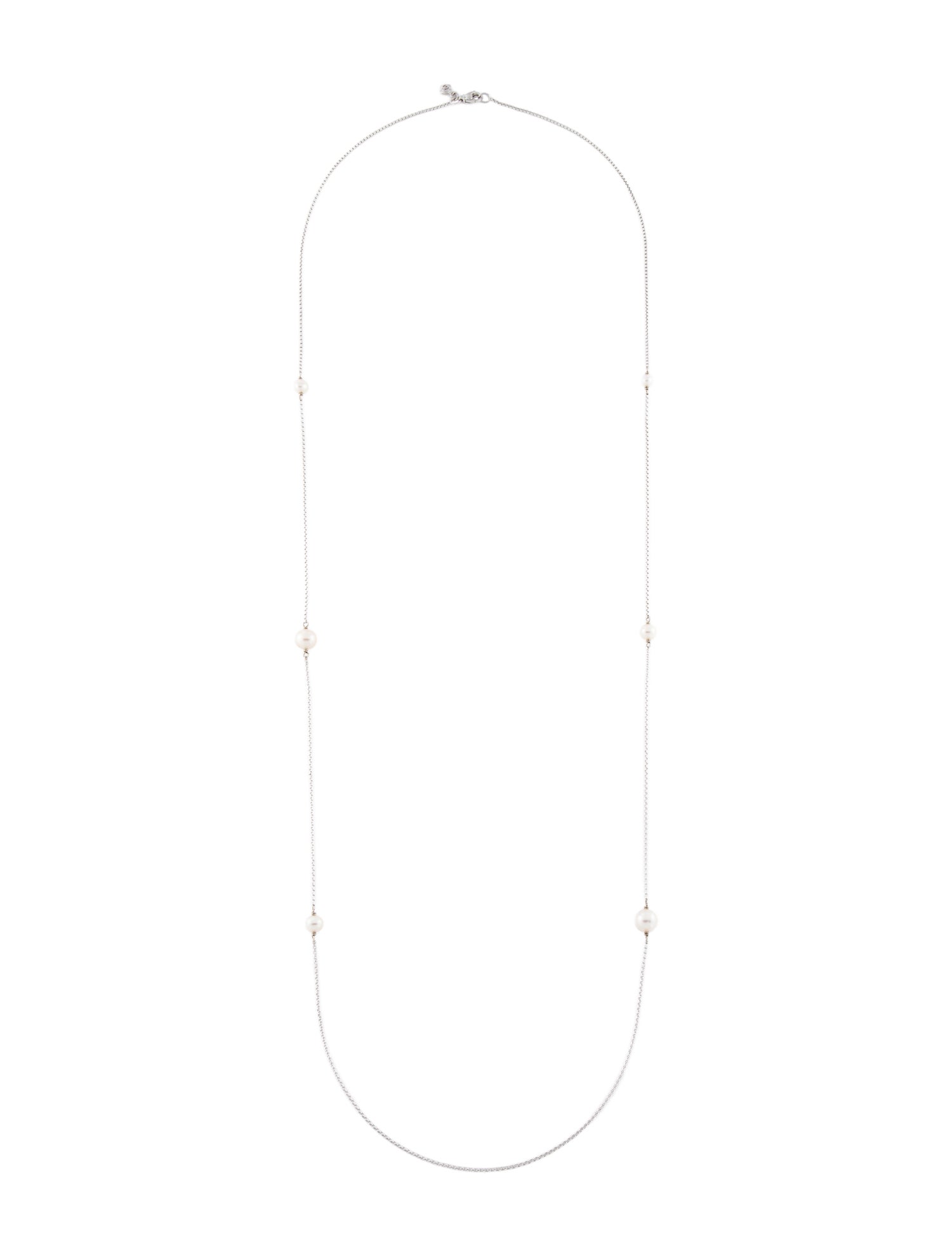 David Yurman Pearl Station Necklace