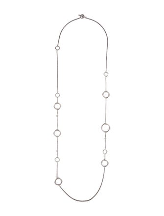 David Yurman Diamond Infinity Station Necklace