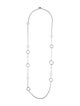 David Yurman Diamond Infinity Station Necklace