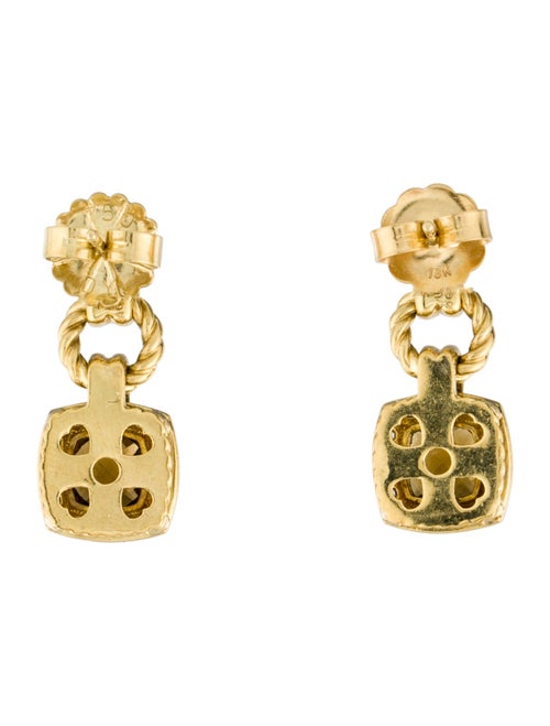 David Yurman 18K Citrine & Diamond Renaissance Drop Earrings