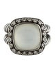 David Yurman Mother of Pearl, Quartz Doublet & Diamond Albion Ring