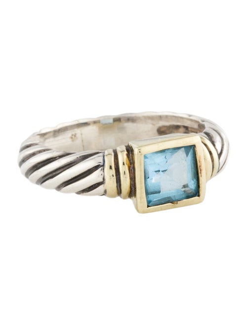 David Yurman Topaz Cable Ring