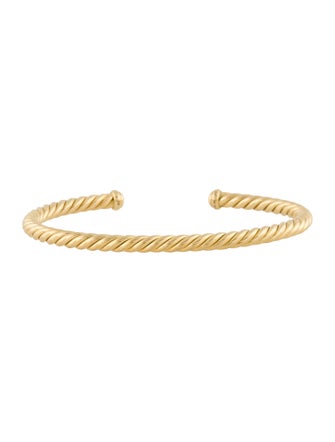 David Yurman 18K Cable Flex Bracelet