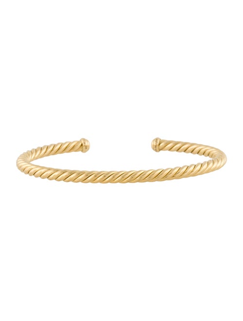 David Yurman 18K Cable Flex Bracelet