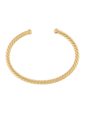 David Yurman 18K Cable Flex Bracelet