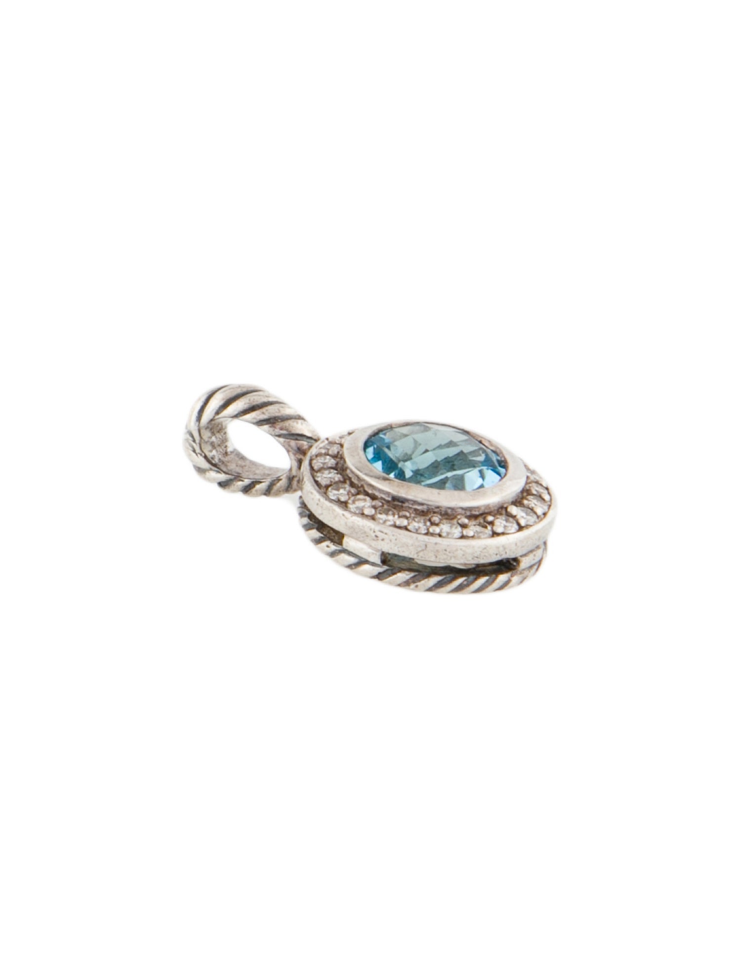 David Yurman Topaz & Diamond Albion Pendant