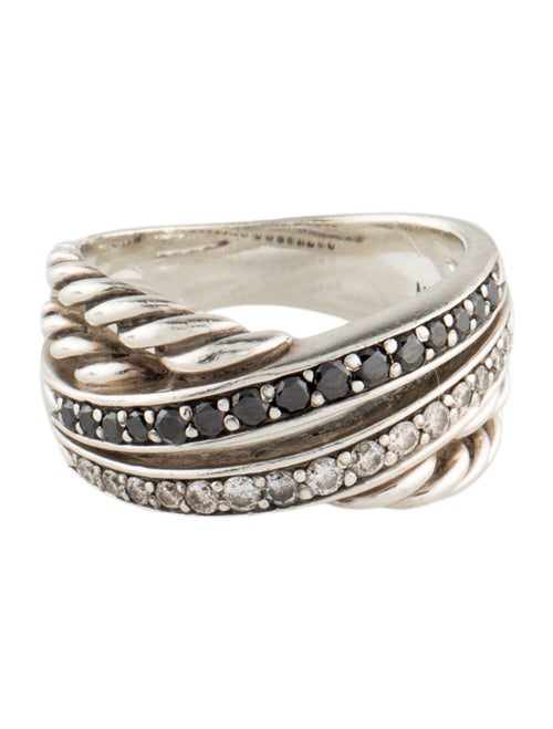 David Yurman Diamond Crossover Cable Band