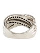 David Yurman Diamond Crossover Cable Band