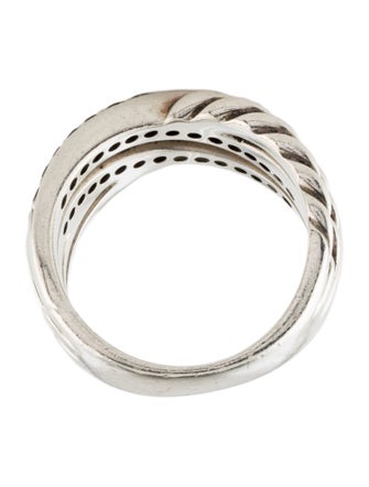 David Yurman Diamond Crossover Cable Band