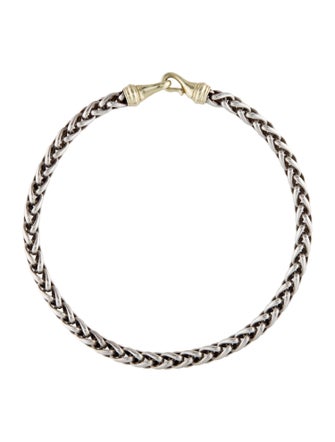 David Yurman Two-Tone Wheat Chain Necklace