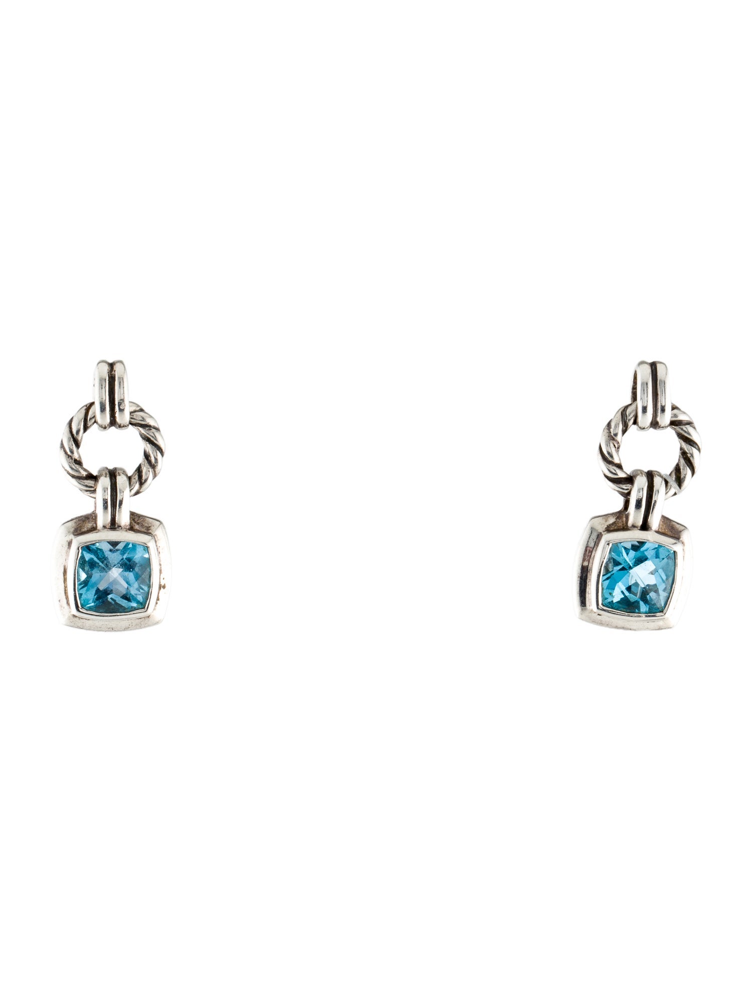 David Yurman Topaz Renaissance Drop Earrings