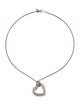 David Yurman Large Cable Heart Pendant Necklace