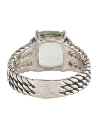 David Yurman Prasiolite & Diamond Petite Wheaton Ring