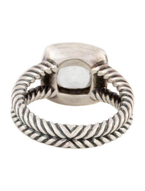 David Yurman Prasiolite & Diamond Petite Albion Ring