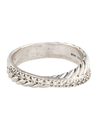David Yurman Diamond Crossover Band