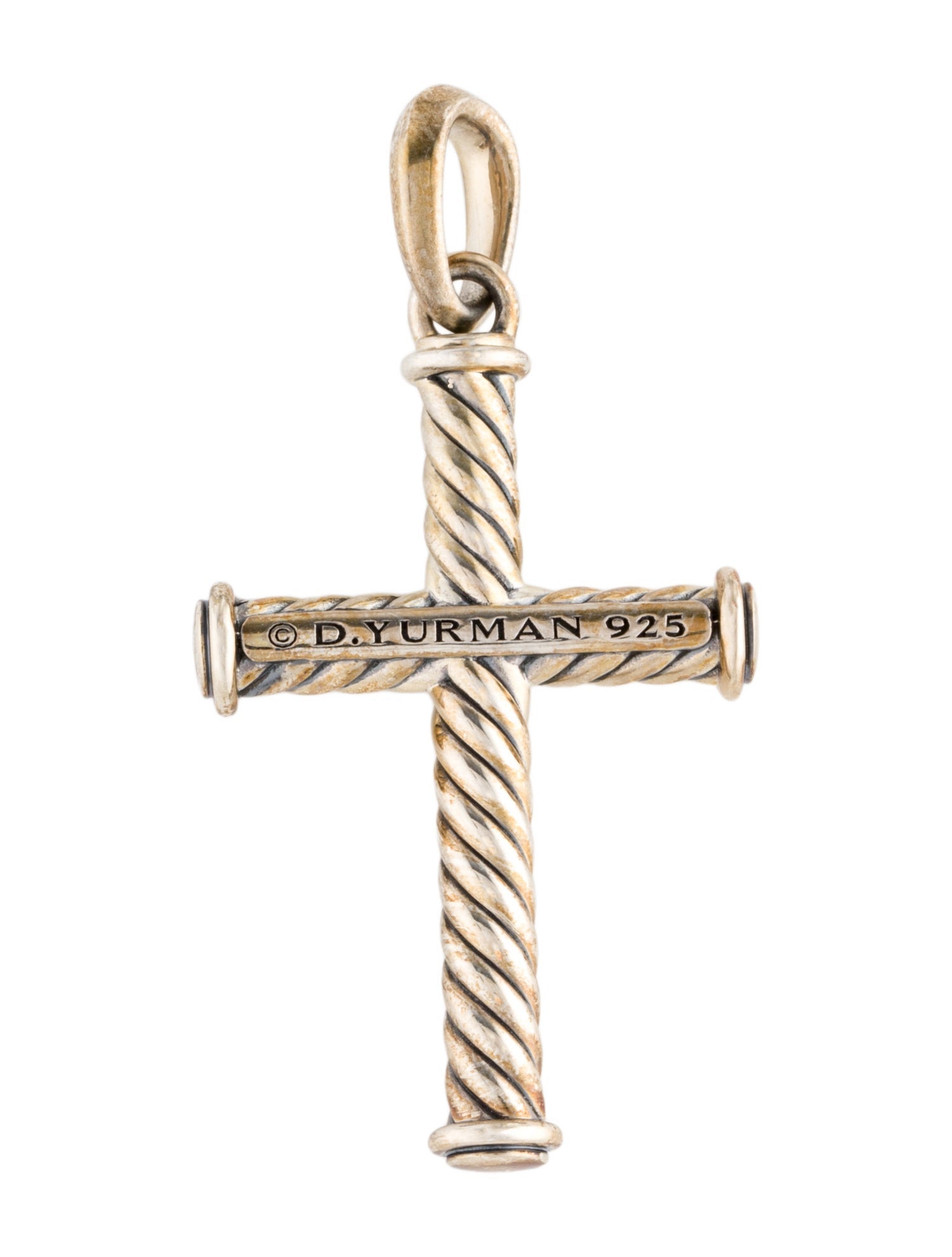 David Yurman Cable Cross Pendant