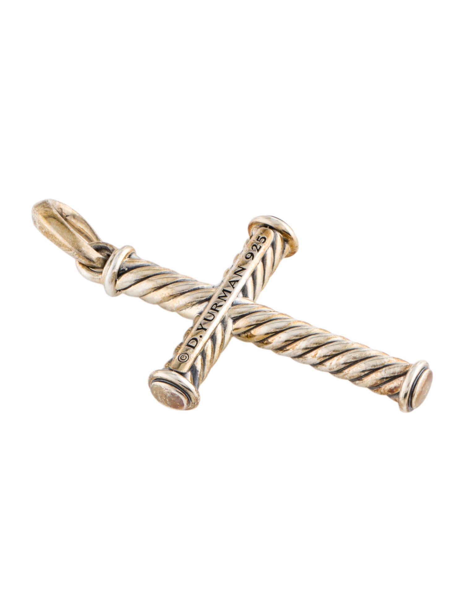 David Yurman Cable Cross Pendant