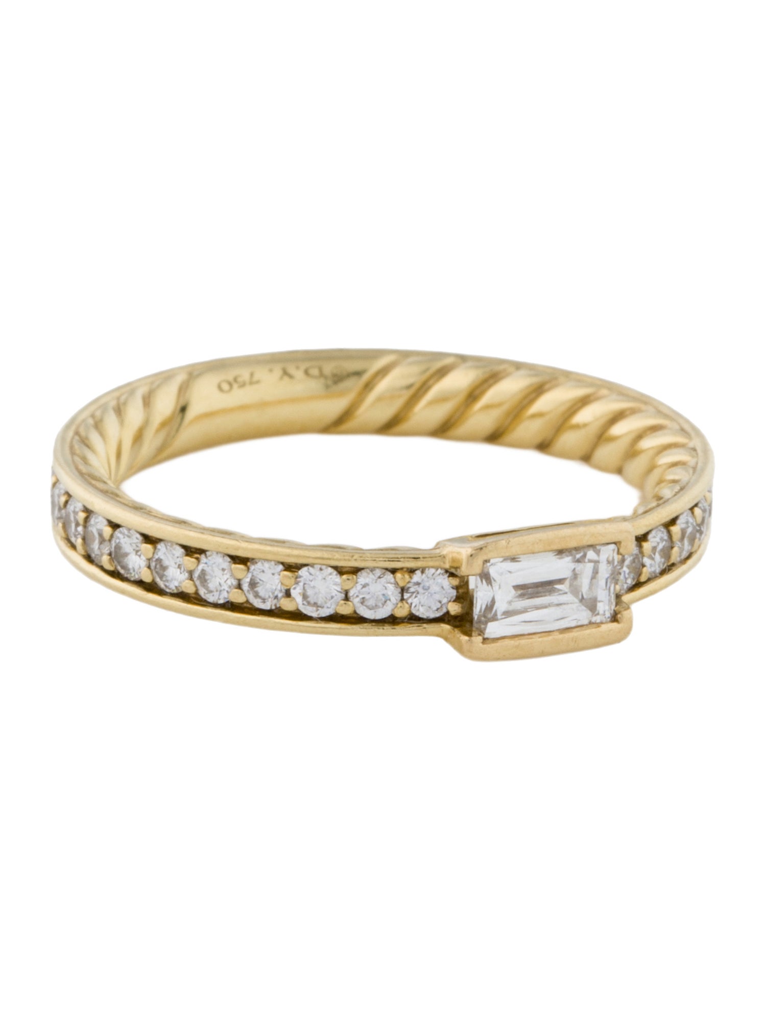 David Yurman 18K Diamond Band