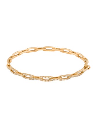 David Yurman 18K Diamond Stax Chainlink Bracelet