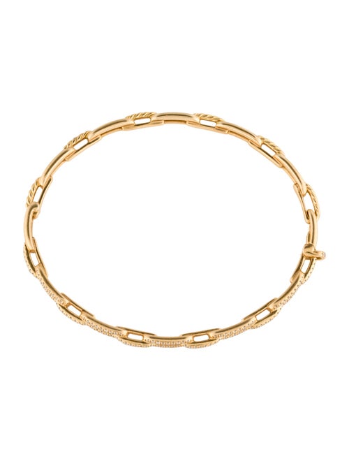 David Yurman 18K Diamond Stax Chainlink Bracelet