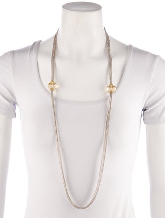 David Yurman Citrine & Sapphire Multichain Necklace