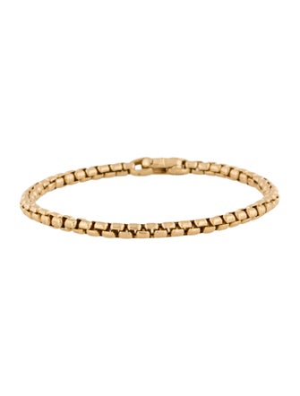 David Yurman 18K Box Chain Bracelet