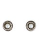 David Yurman Pearl & Diamond Crossover Stud Earrings