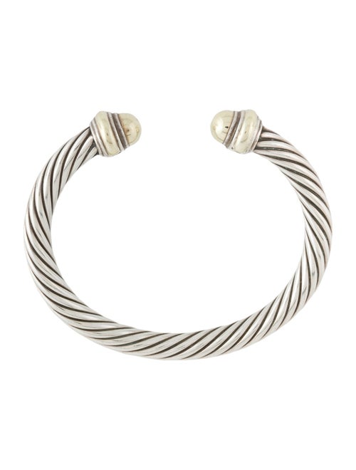 David Yurman Domed Cable Cuff Bracelet