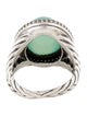 David Yurman Dyed Chalcedony & Diamond DY Signature Ring