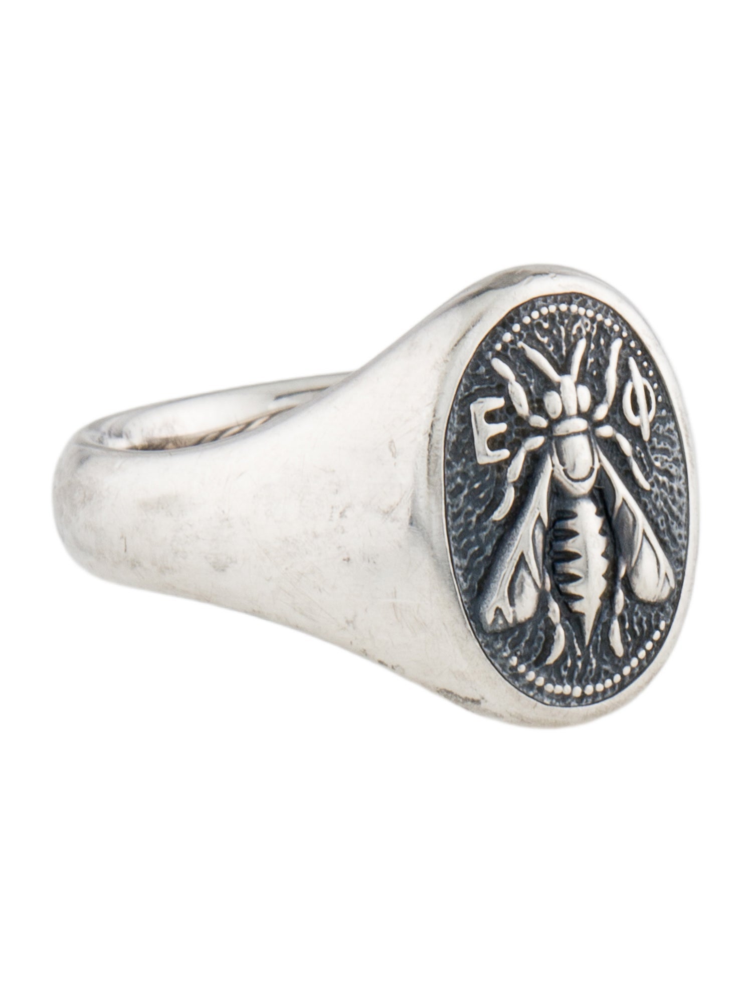 David Yurman Bee Signet Ring
