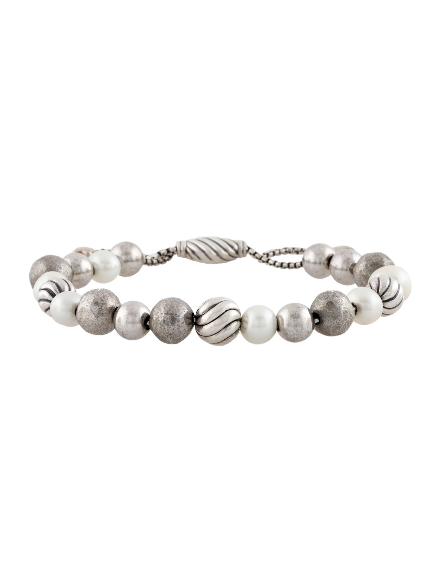 David Yurman Pearl DY Elements Bead Bracelet