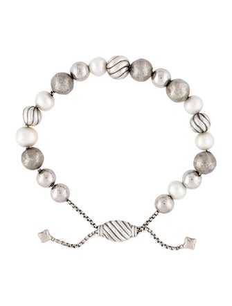 David Yurman Pearl DY Elements Bead Bracelet
