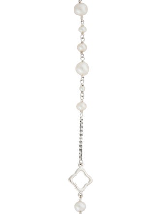 David Yurman Pearl Quatrefoil Bijoux Station Necklace