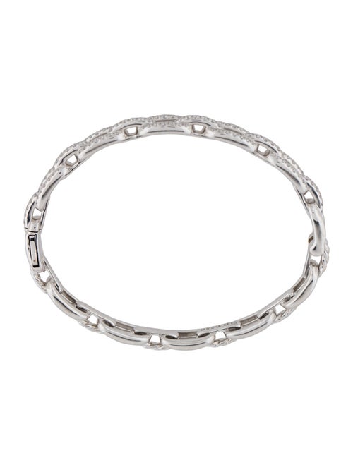 David Yurman 18K Diamond Stax Chain Link Bracelet
