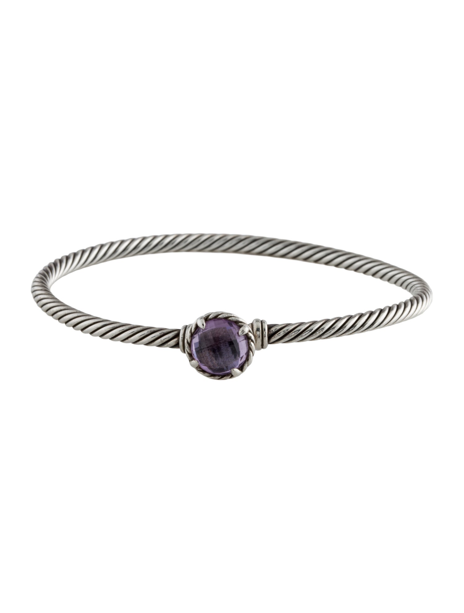 David Yurman Amethyst Petite Chatelaine Bracelet