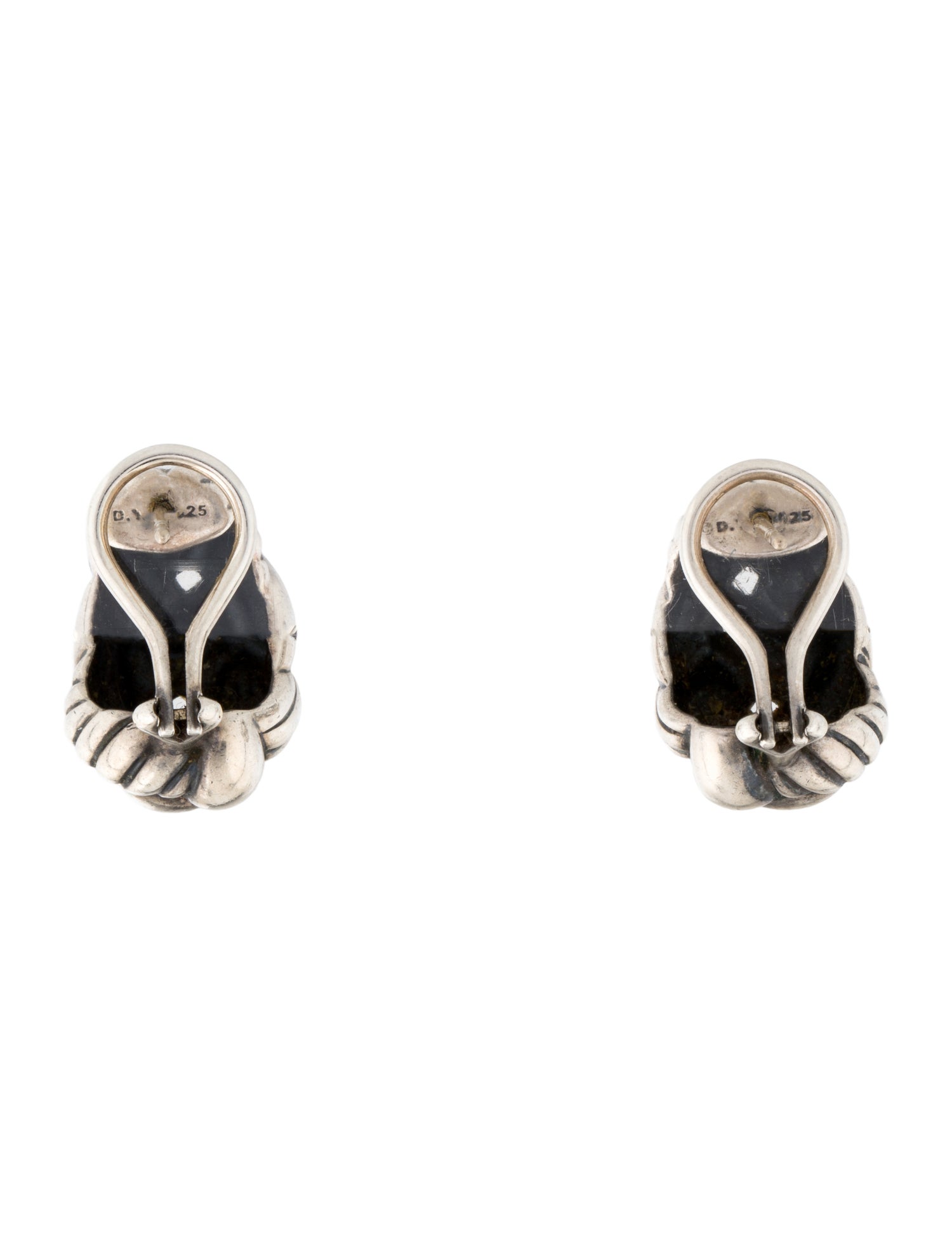David Yurman Woven Cable Earclips