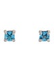 David Yurman Diamond Topaz Stud Earrings