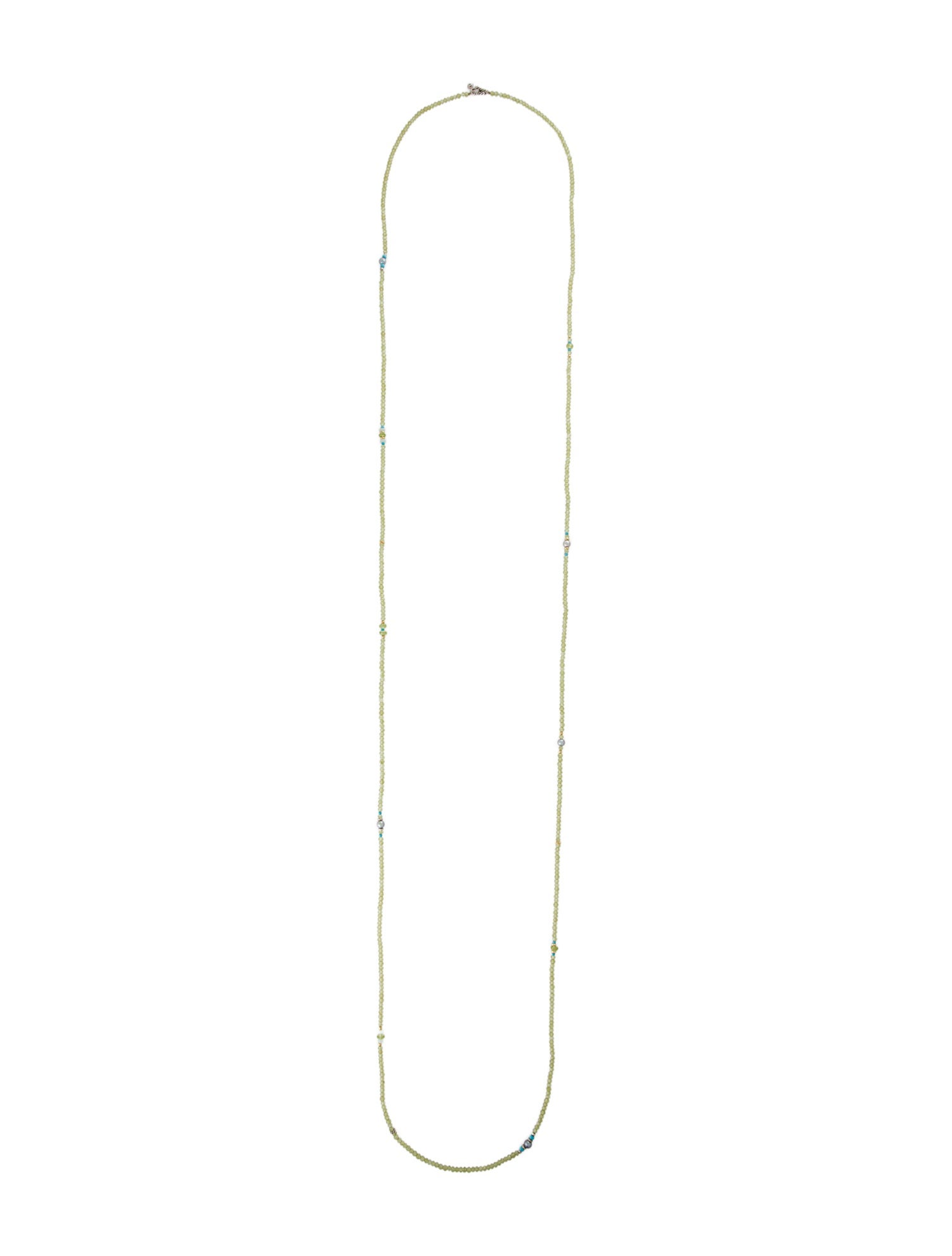 David Yurman Pearl, Peridot & Resin Tweejoux Beaded Necklace