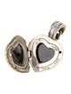 David Yurman Two-Tone Sculpted Cable Heart Locket Pendant