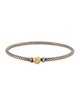 David Yurman Two-Tone Classic Cable Heart Station Bracelet