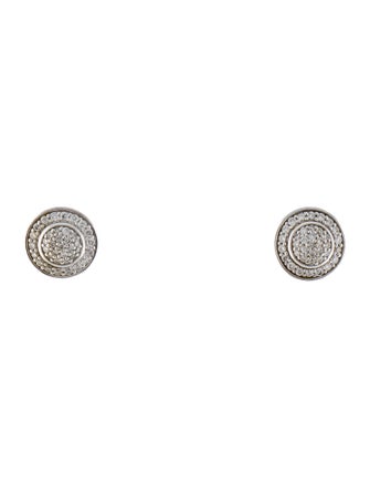 David Yurman Diamond Cerise Mini Stud Earrings