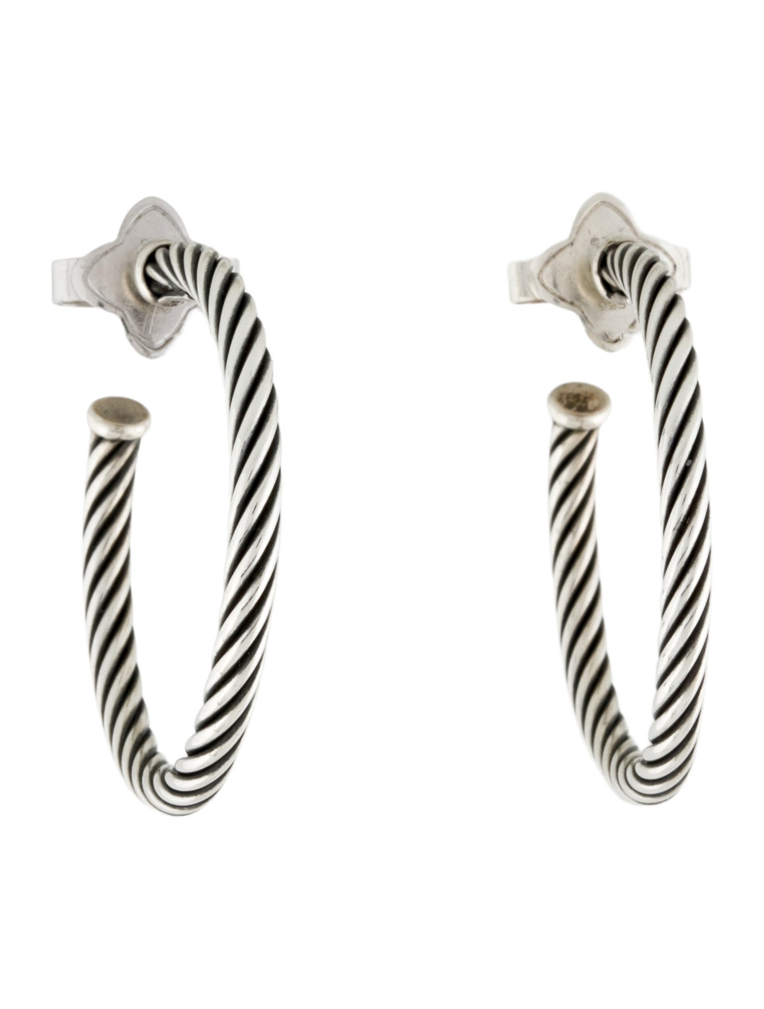 David Yurman Cable Hoop Earrings
