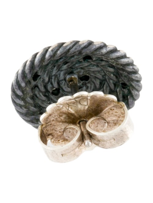 David Yurman Diamond Cable Coil Stud Earring