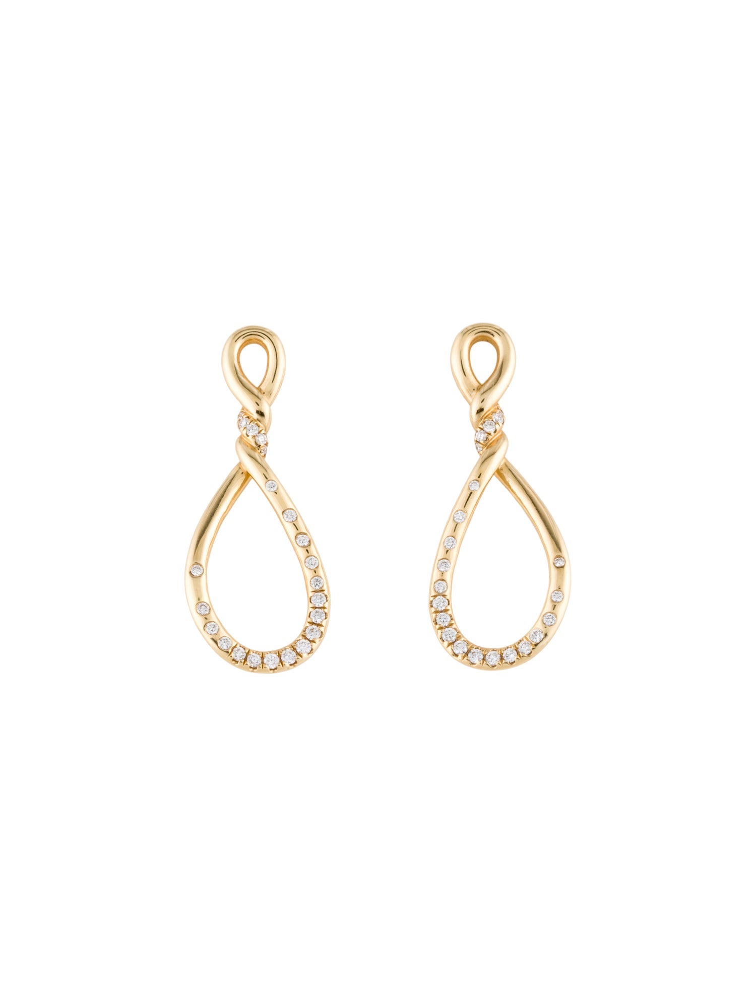 David Yurman 18K Diamond Earring Enhancers